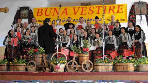 Corul Sinca Noua - 2014, Vistea de Sus, Festivalul de Cantari Religioase "Buna Vestire"